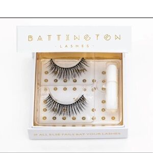 BATTINGTON BEAUTY 3D lashes w/ glue